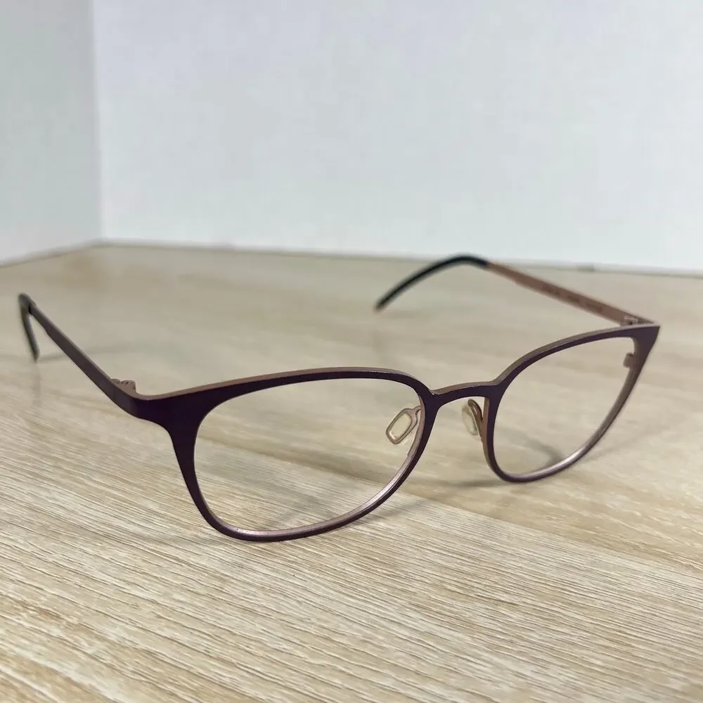 Orgreen Osakan 885 Eyeglasses Purple Frames Only Titanium Japan 51-19-142